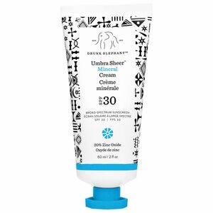 NIB Drunk Elephant Umbra 100% Mineral Cream SPF 30/PA+++ Tinted Face Sunscreen
